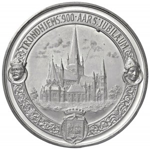 NORWAY Coined medal 1897 900' Anniversary of Tronheim...