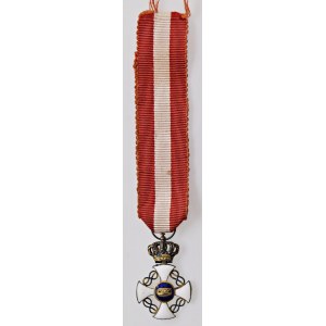 DECORAZIONE Casa Savoia - Croce mignon con coroncina da Cava...