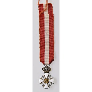 DECORAZIONE Casa Savoia - Croce mignon con coroncina da Cava...