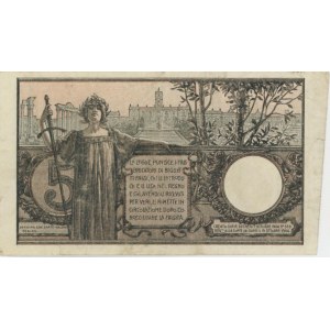 BILLETS D'ÉTAT 5 Lire 29/07/1918 4707 060802 - Gig. 12E...