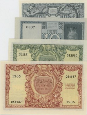 BANK OF ITALY 100 Lire and 50 Lire Italy Elmata, two Ticket...