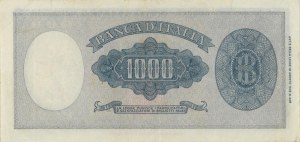 BANK OF ITALY 1,000 Lire 20/03/1947 Italy Testina - Gig. B...
