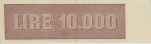 BANK OF ITALY 10,000 Lire 08/09/1947 Provisional title Med...