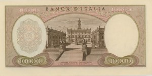 BANK OF ITALY 10,000 Lire 08/06/1970 Michelangelo - Gig. BI...