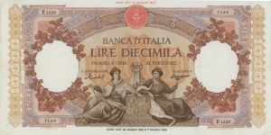 BANK OF ITALY 10 000 lir 26/05/1958 Královny moře - Gig....