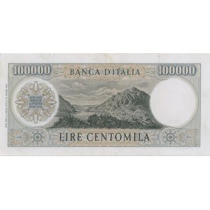 BANQUE D'ITALIE 100 000 lires 19/07/1970 Manzoni - Gig. BI 82B...