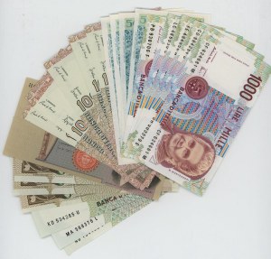 5,000 Lira Antonello da Messina (3), Bellini (3), 1,000 Lira...