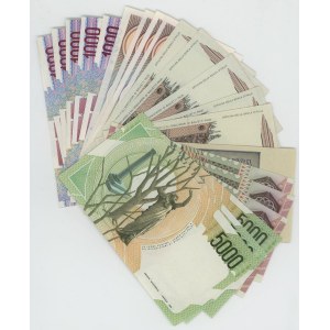5 000 lires Antonello da Messina (3), Bellini (3), 1 000 lires...