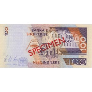 ALBANIA 100 Leke Specimen 1996 (1997) pick#62s numero a mati...