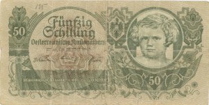 AUSTRIE 50 Schilling 29/05/1945 pick #117 bottom cut...