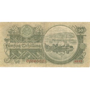 AUSTRIA 50 Schilling 29/05/1945 pick #117 taglietto in basso...