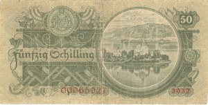 AUSTRIE 50 Schilling 29/05/1945 pick #117 bottom cut...