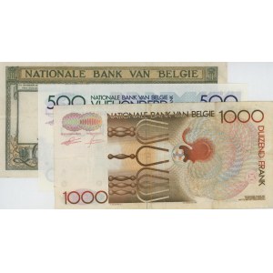 BELGIQUE lot de 3 billets : 100 Francs 1946 pick#126 + 500 ...