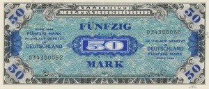 GERMANY 50 Mark 1944 Allied military currency pick#196a...