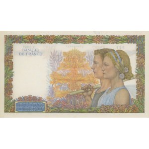 France - 500 Francs Pax 01/10/1942 - Pick #95b Numéro d'écriture...