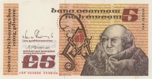 IRELAND 5 Pounds 1988 pick#71e...