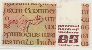 IRELAND 5 Pounds 1988 pick#71e...