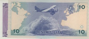 LITHUANIA lot of 2 1993 tickets: 5 Litai pick#55a + 10 Li...