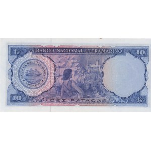MACAO 10 Patacas 1963 pick#50a...