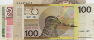 HOLLAND lot of 4 banknotes 1955-1989 5+25+25+100 Gulden - s...