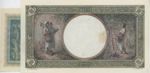 ROMANIA lot of 2 banknotes: 1000 Lei 1939 pick#46 + 100000...
