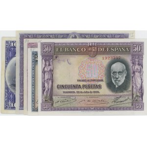 ESPAGNE lot de 5 billets : 100 Pesetas 1931 pick#83 + 100 ...