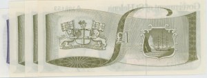 ST. HELENA lot 4 losů: 50 Pence 1979 pick#5 + 3x 1...