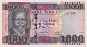 South Sudan - 1000 Pound of 2020...