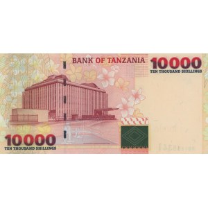 TANZANIA 10000 Shilingi 2003 pick#39 numero a matita...