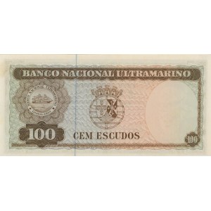TIMOR 100 Escudos 1963 pick#28a numero a matita...