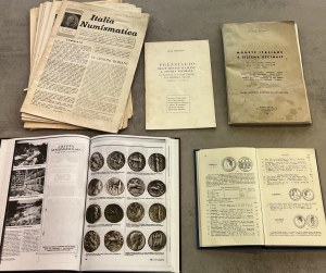 Lot of different fascicles: 10 fascicles of Italia Numismati...