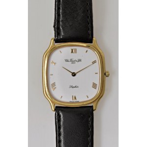 THE TISSOT & FILS. Movimento al quarzo. Cassa in oro giallo ...
