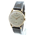 IWC -Solo time- Self-winding movement. Gold case...