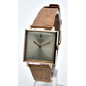 LONGINES. Carré/chocolat. Référence 7731. Cal. 370 a ca..