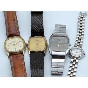 LOT MULTIPLE -10 montres et 2 boites- 10 montres diverses, ...