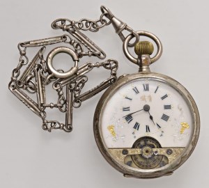 Women's pocket watch, silver case with diameter from...
