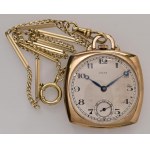 ROLEX Pocket watch, single case in 18kt gold. Dial ...