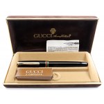 GUCCI -Fountain Pen- Black resin body and cap ...
