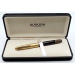 AURORA -Fountain Pen- Mod. 88. Black resin body co...