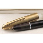 AURORA -Fountain Pen- Mod. 88. Black resin body co...