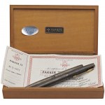 PARKER -Lot of 2 Pens- Parker 75. No. 1 Fountain pen with co...