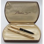 PARKER -Lot of 2 Pens- Parker 51. No. 1 Fountain pen with co...