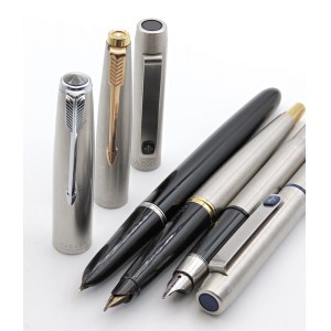 PARKER- Série 4 plnicích per - č. 3 (kovové tělo)...
