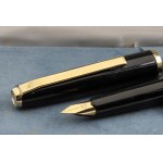 PELIKAN- Fountain Pen- P53. Black resin body with f...