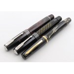 OMAS - Lot of 3 Fountain Pens- Various resin bodies...