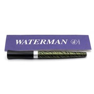 WATERMAN - Penna a Sfera- Corpo in resina variopinta verde e...