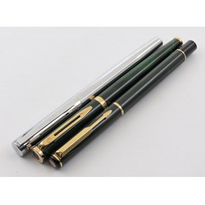 WATERMAN -Lotto di 3 penne- N.2 Stilografiche con ricarica a...