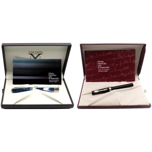 VISCONTI - Lot de deux stylos Roller. Collection 2010 Piro...