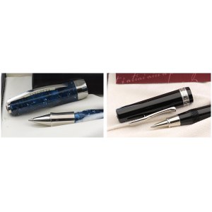 VISCONTI - Lot de deux stylos Roller. Collection 2010 Piro...