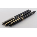 MONTBLANC -Lot of three Fountain Pens- No.1 Mod. 146 (c...